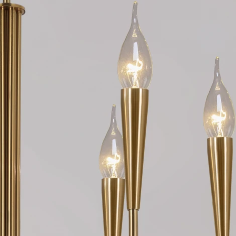 Потолочная люстра на штанге ILLUMICO IL0441-6P-79 BRASS VASE