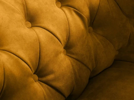 Кресло Chesterfield ОГОГО (арт.339872), (Ткань/Желтый)