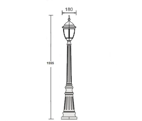 Наземный фонарь Oasis Light Arsenal S Bg 91211