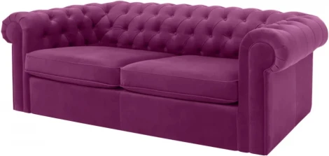 Диван Chesterfield ОГОГО (арт.344560), (Ткань/Фиолетовый)