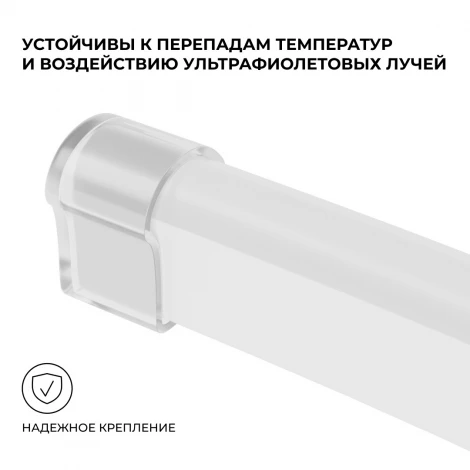 Комплект (10шт) заглушек пластиковых для светодиодного неона RGB 220В, smd 5050, 80д/м, 10*18мм, арт.17-49 Apeyron 09-150