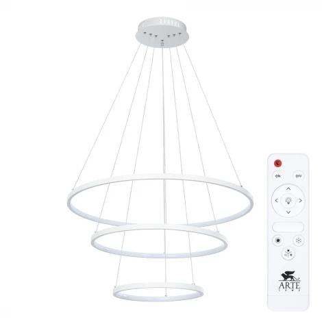 Подвесной светильник ярусный Arte Lamp Frodo A2197SP-3WH (LED, 220V, пульт управления, на тросе)