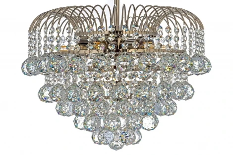 Подвесная люстра Arti Lampadari Bellagio E 1.5.50.100 N (220V, хрусталь, на цепи)