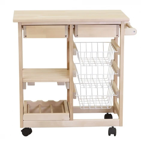 Тумба с баром и корзинами лак Mebelik 008490