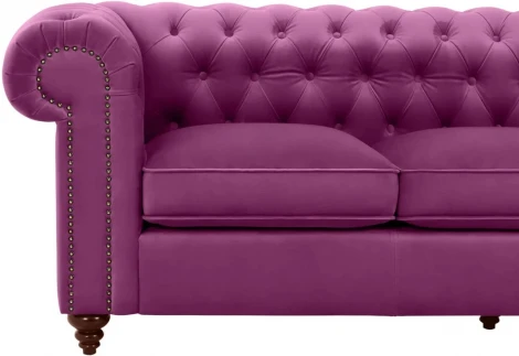 Диван Chester Classic ОГОГО (арт.344523), (Ткань/Фиолетовый)