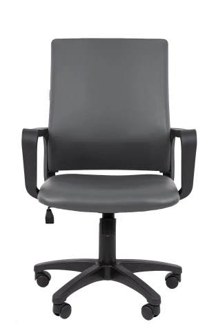 Офисное кресло Chairman 606 Россия экокожа серая 7215745