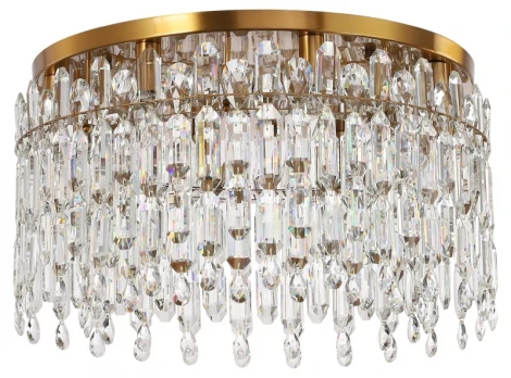 Потолочная люстра Stilfort Legacy 2158/05/08C (220V, хрусталь, подвески, круглые)