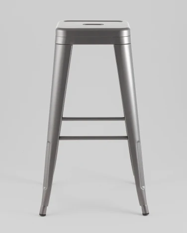 Стул барный TOLIX серебристый матовый KD Stool Group УТ000042110