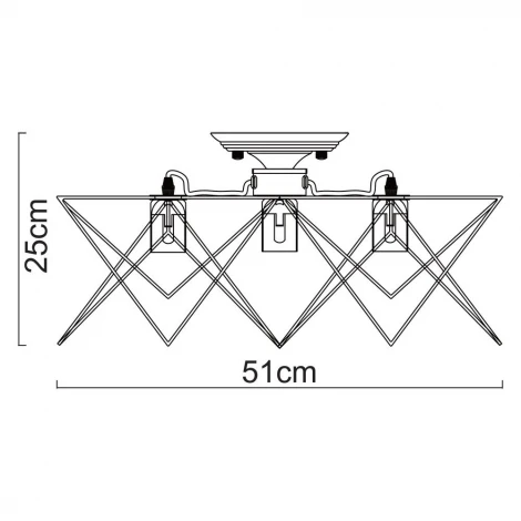 Потолочная люстра Arte Lamp Tela A6048PL-5BK