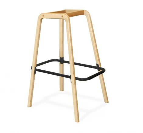 Стул барный Sheffilton SHT-ST29-C/S94 черный/прозрачный лак/черный муар 1987378902