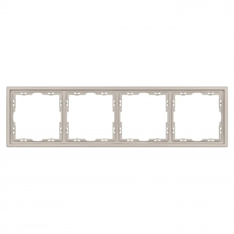 Рамка пластиковая FRM-NOBE-SFPL-4-CA (Arlight, Кашемир) 059460