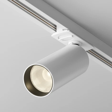 Трековый светильник Focus Led Unity 3000K 12Вт 50° (однофазный) Maytoni Technical TR021-1-12W3K-W-W (220V, круглые)
