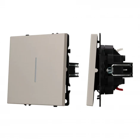 Механизм звонкового выключателя LED SWT-NOBE-MKR1-SFPL-L-CA (230V, 10A) (Arlight, Кашемир) 061783
