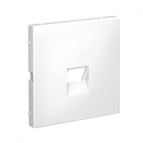 Накладка для компьютерной/телефонной розетки RJ-45/RJ-11 (белый) Systeme Electric GAL000184