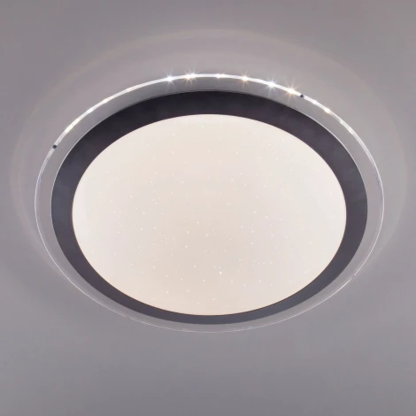 Потолочный светильник Eurosvet Fusion 40003/1 LED матовое серебро 42W