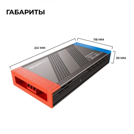 Блок питания 24В 1000Вт 170-265В, 41,7А, IP20 PRO, серый Apeyron 03-222