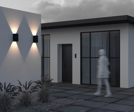 Настенный уличный светильник светодиодный Maytoni Outdoor Drape O526WL-L20B3K