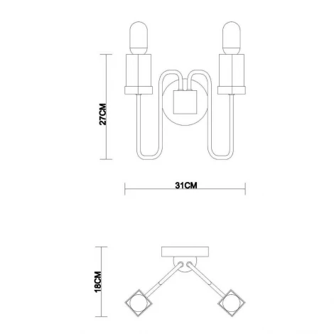 Бра Vele Luce Castel VL1275W02