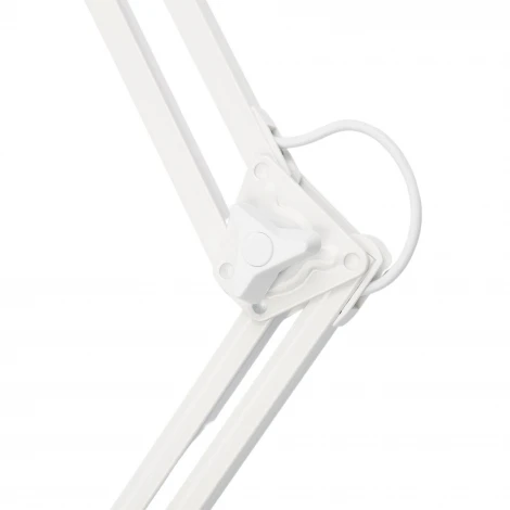 Офисная настольная лампа на струбцине Uniel TLD-524 White/LED/500Lm/4500K/Dimmer (220V, диммер, сенсорный выключатель)