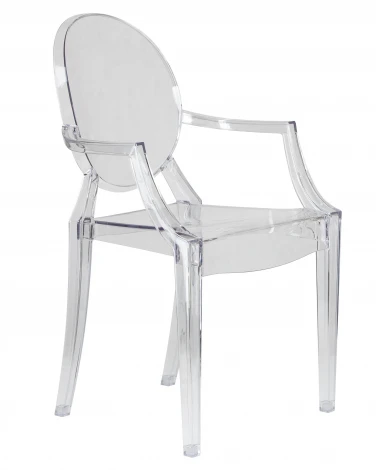 Набор 4 шт Стул обеденный DOBRIN LOUIS GHOST (цвет прозрачный) LMZL-РС801-N_P-clean