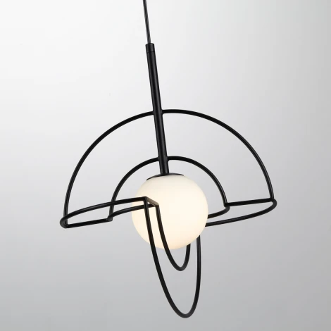 Подвесной светильник Odeon Light Futurum 7196/3L металл/стекло/черный/белый IP20 LED 3W 3500K 220V