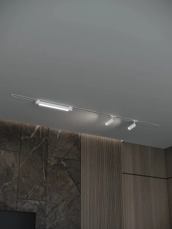 Трековая система в сборе встраиваемая однофазная 220V Hesby Lighting Skylite №5 HSBL_kompl_S005_VI2W4K