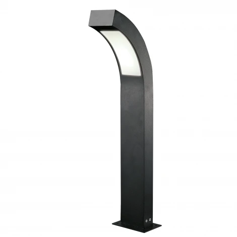 Наземный уличный светильник ULU-T72A-14W/4000K IP65 BLACK (LED, 220V, выключатель)