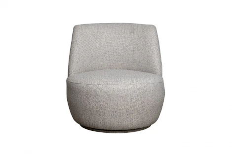 Кресло Риволи(GD/Rivoli) поворотное рогожка св.бежевое Santo1902-SECRU 73*80*74см Garda Decor