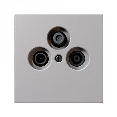 Розетка оконечная TV+SAT + акустическая (белый матовый) Jasmart FD FD6206PWM