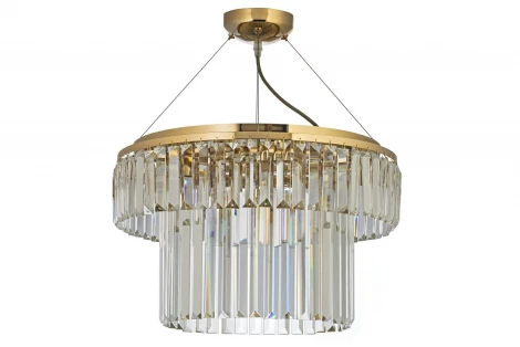 Подвесная люстра хрустальная Arti Lampadari Enio Enio E 1.5.D50.100 GP (220V, на тросе)