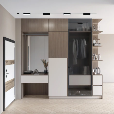 Трековый светильник магнитный 48V Denkirs Air Linear DK5303-BK (LED)