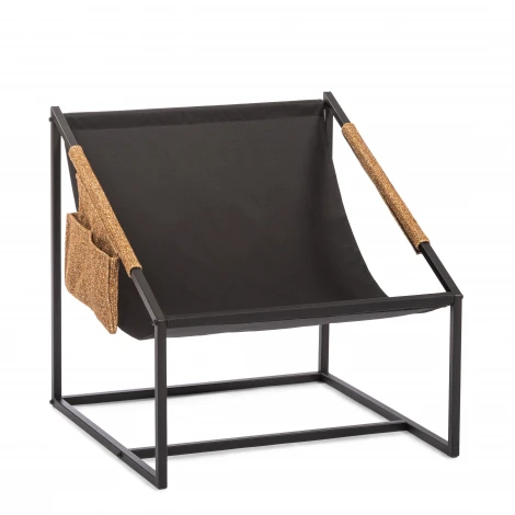 Кресло Charli/Чарли без подлокотника с карманом, велюр/букле, vt шейп горчичный Tetchair 25127