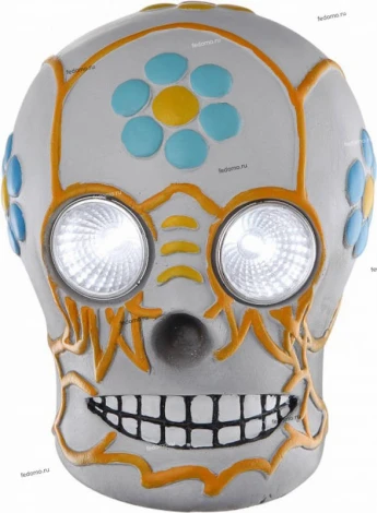 Газонная световая фигура Globo Череп 33590-12