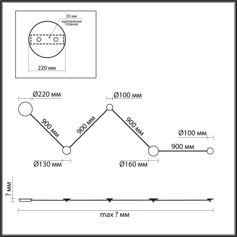 Настенный светильник Odeon Light Travertino 6625/25WL IP20 LED 25W 3000K 220V бежевый/металл/травертин (круглые)