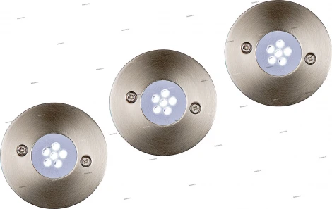 Встраиваемый светильник уличный Lucide Trio Led-set 11862/23/31