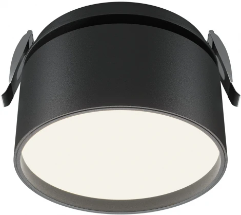 Встраиваемый светильник Maytoni Onda DL024-12W4K-B (LED, 220V, круглые)
