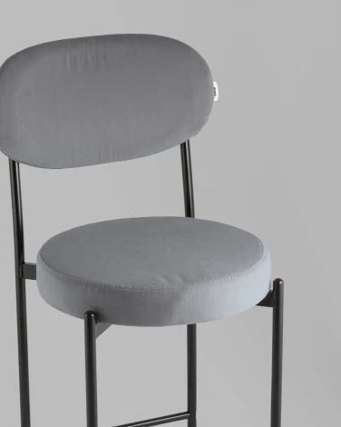 Стул Бриф Original N полубарный велюр серый 2 шт. Stool Group УТ000043031