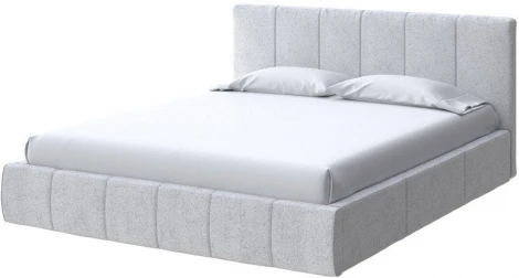 PROxSON Кровать Varna Grand без основания (Ткань: Жаккард Tesla Стальной) 180x200