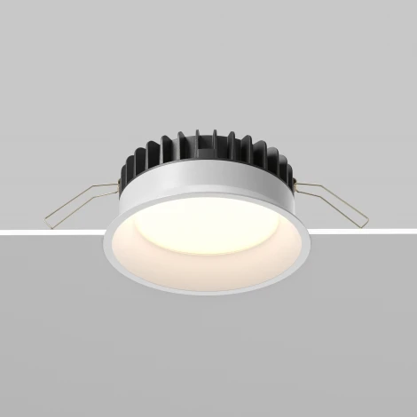 Встраиваемый светильник 12W Maytoni Okno DL055-12W3-4-6K-W (LED, 220V, IP44)
