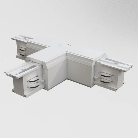 Коннектор Т-образный правый Trinity белый (трехфазный) Maytoni Technical TRA005CT-31W-R (220V)