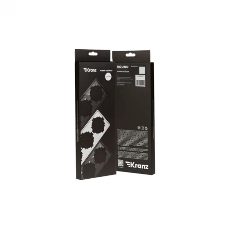 Рамка 3-постовая перламутр Kranz Round KR-78-0753-1