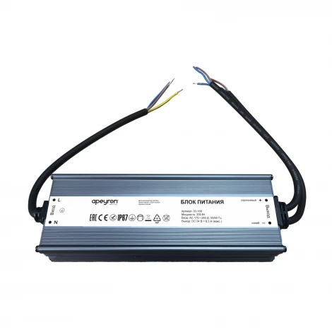 Блок питания 24В 200Вт 175-265В 8,3А IP67 Apeyron 03-169