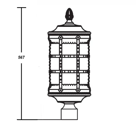 Уличный консольный светильник Oasis Light Barselona Bg 81203