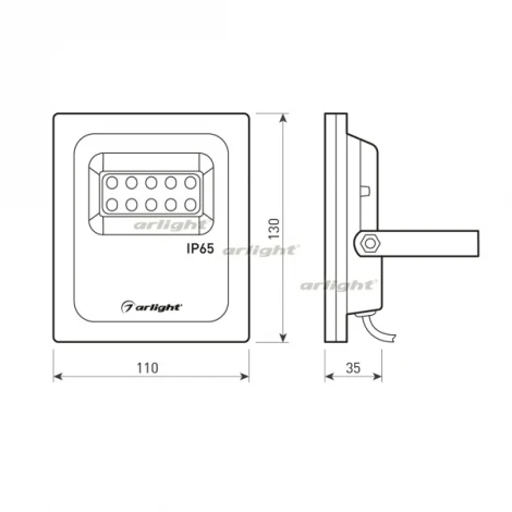 Прожектор уличный Arlight AR-FLAT-ARCHITECT 024166