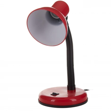Интерьерная настольная лампа для школьника Uniel TLI-204 Red. E27 (220V, выключатель)