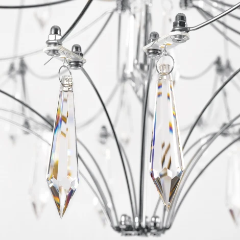 Подвесная люстра светодиодная Loft It Mira 10587/1000 Silver Asfour