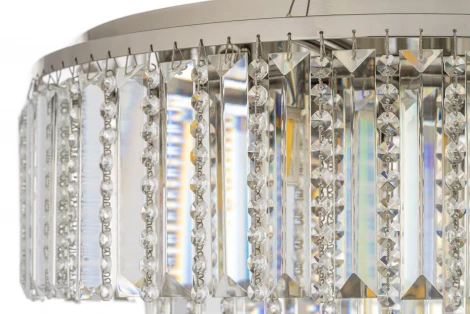 Подвесная люстра Arti Lampadari Milano E 1.5.D50.505 N (220V, хрусталь, на тросе, круглые)