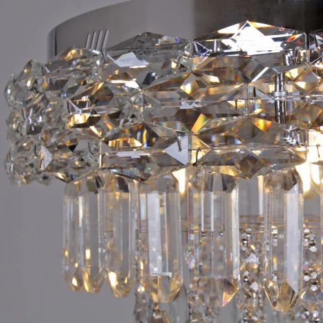 Подвесная люстра хрустальная Reluce 31070-0.4-500 MX CH