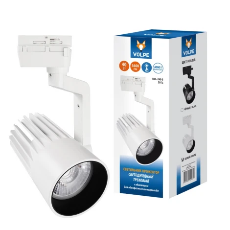 Трековый светильник Volpe ULB-Q274 40W/4000К WHITE (LED, 220V)