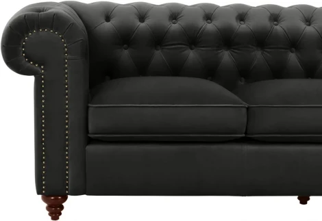 Диван Chester Classic ОГОГО (арт.344519), (Ткань/Черный)